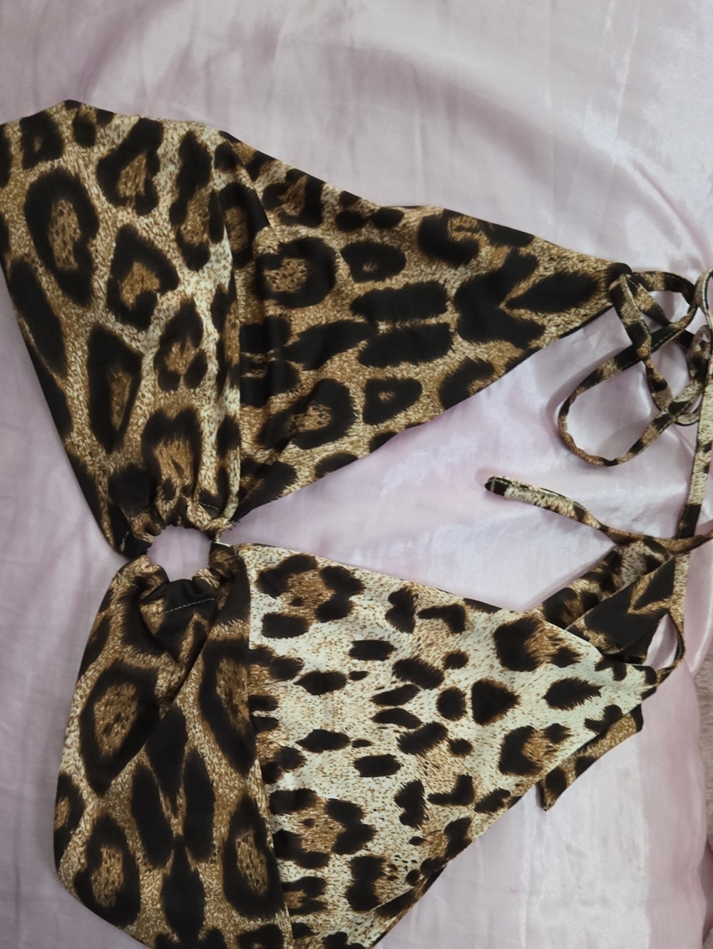 Leopard Print Holter Top